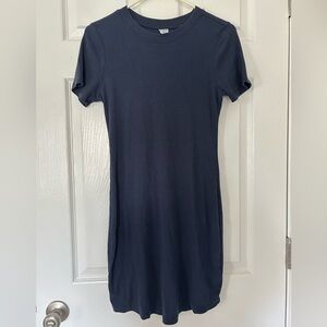 Melrose and Market Ribbed Navy Mini Dress